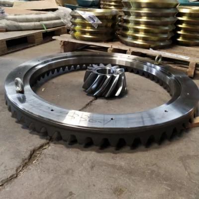 Mining Machine Components Gear and Pinion Suit CH420 CS420 H2800 S2800 Cone Crusher Spare ...