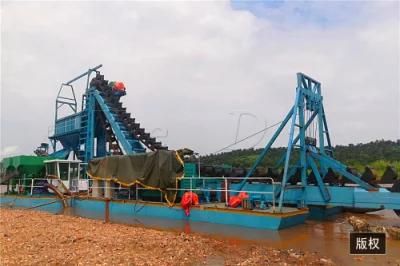 Keda Bucket Type Chain Gold Dredger/Diamond Mining Dredge/Dredging Boat