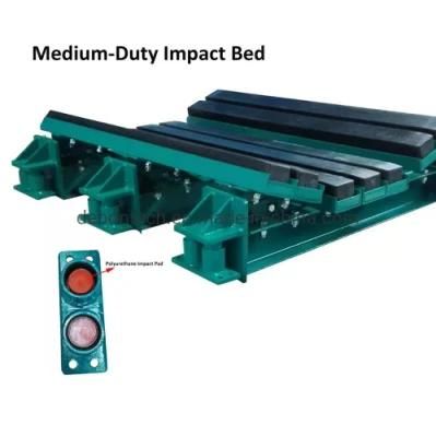 UHMWPE Conveyor Impact Slide Bed Replaceable Rubber Impact Buffer Bar