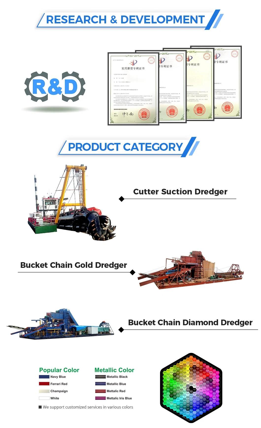 Hot Sell New Design Cutter Suction Dredger for River, Lake, Dam and Sea