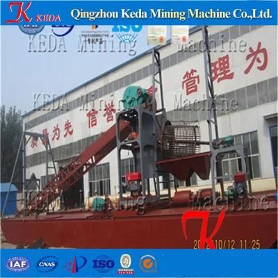 Mining Sand Gold Dredger with Chain Bucket