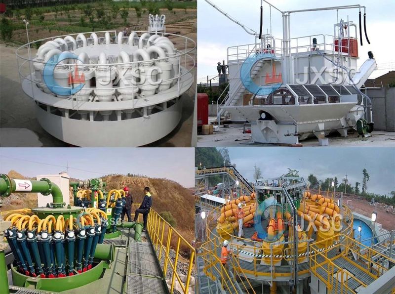 Rubber Lined Hydrocyclones Mining Dewatering Equipment Small Desander Sand Washing Hydrocyclone