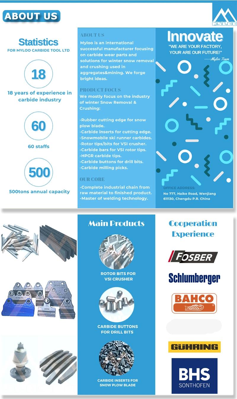 Tungsten Cemented Carbide Drill Bits Replacement Tips