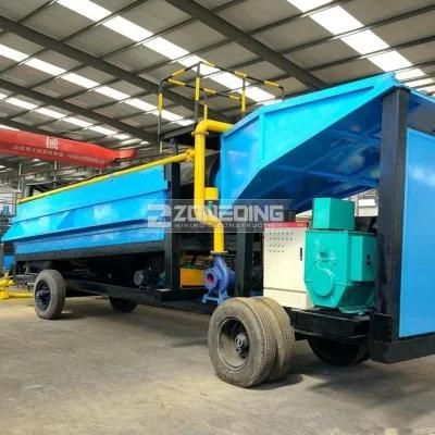 Sierra Leone Wash Clay Diamond Mining Equipment Mini Gold Trommel Wash Plant