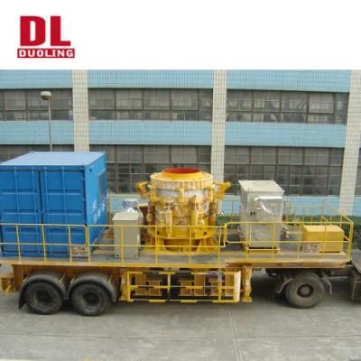 20-525tph Mobile Stone Jaw/Cone Crusher / Portable Rock Crusher Plant with ISO