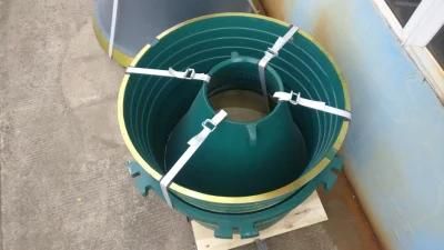 High Quality Nordberg Gp100 Cone Crusher Parts Mantle and Concave Bowl Liner