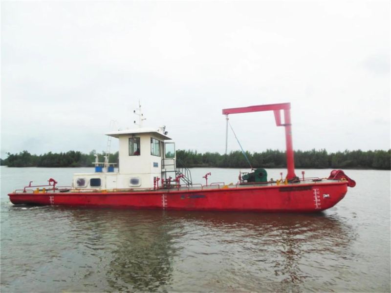 Multi-Functional Garbage/Weed Transport/Pack Barge/Vessel/Anchor Lifting Work Boat for Sale