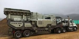 High Quality Mobile Wheel Type Crushing Plant with Tyres