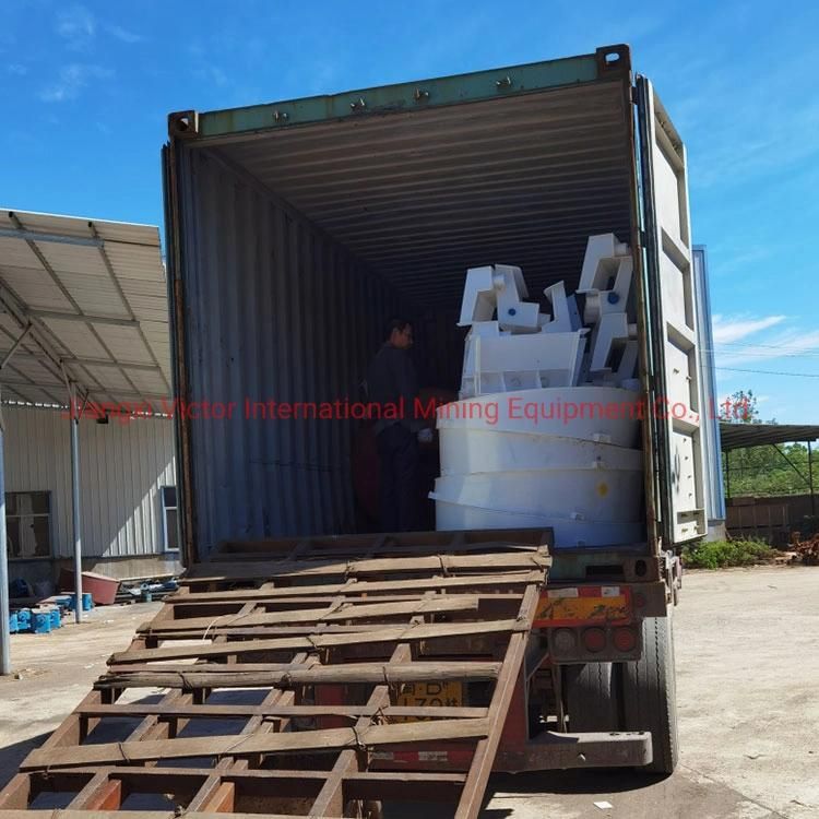 5ll-1200 Fiberglass Spiral Concentrator for Tin Cassiterite Ore Processing Washing Mining Beneficiation Plant