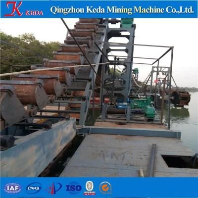 Experienced Factory Exported Bucket Chain Gold Dredger