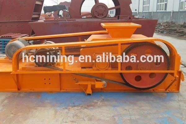 River Pebble Granite Toothed Double Roller Crusher