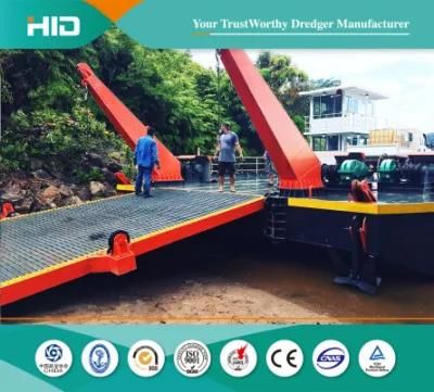 HID Brand Loading 100t- 400t Deck Barge for Various Barge Logistic Transportation/Parking