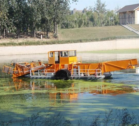 River Lake Clean Trash Skimmer Boat Aquatic Weed Harvester