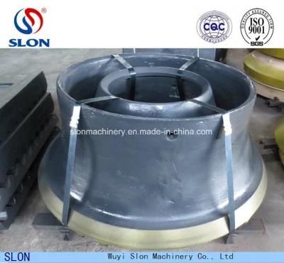 High Manganese Sandvik S3800 S8800 Cone Crusher Spare Parts Mantle and Concave