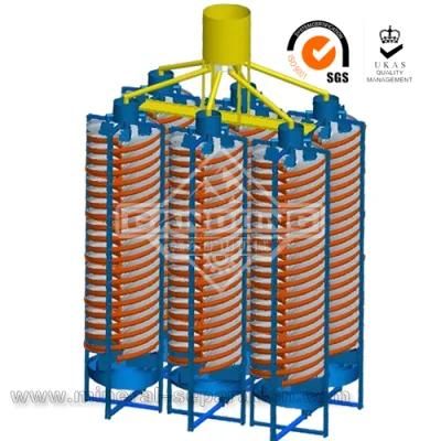 Zircon Ore Spiral Concentrator for Zircon Mining Plant Zircon Recovery