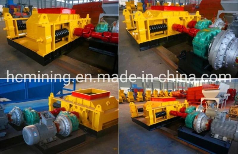 Double Graphite Limestone Gypsum Lignite Coal Double Tooth Roller Crusher