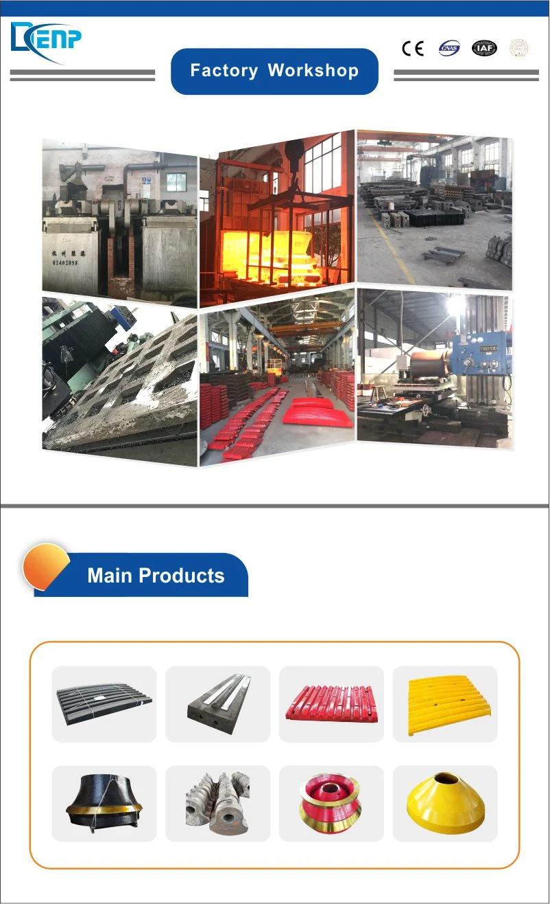 High Manganese Steel Sand Casting Parts Crusher Spare Parts