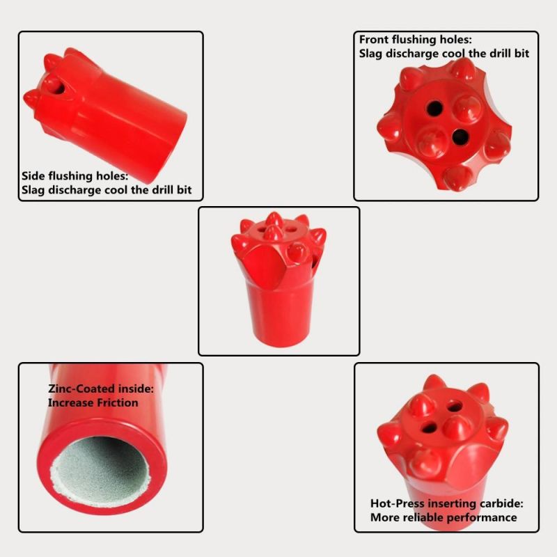 Maxdrill Hex22 Tapered Bit for Mining Quarrying Bit