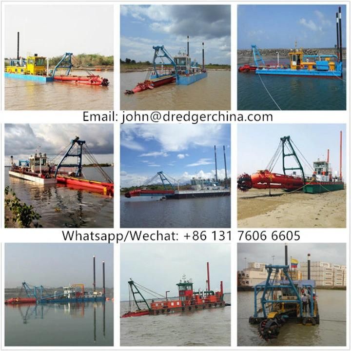 China Full Hydraulic River Sand Pumping Cutter Suction Dredge Dredger for Sale Good Price