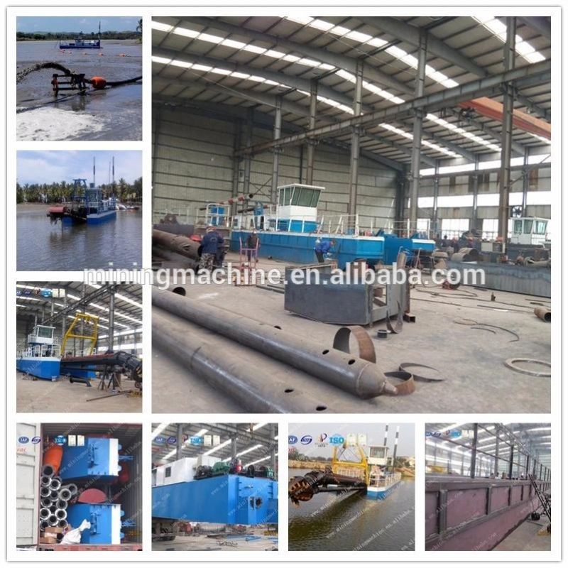 5000 Cbm Non-Self Propelled Electric Cutter Suction Dredger Sale