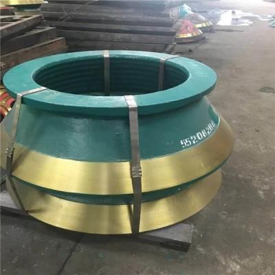 After Market Mn18cr2 Nordberg HP100 Cone Crusher Wear Parts Mantle and Concave Bowl Liner