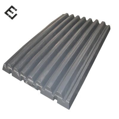 All Types of Crusher Parts Jaw Plate with High Manganese Material