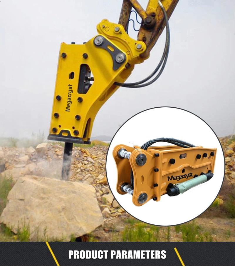 Hydraulic Construction Machine Excavator Rock Breaker Attachment Hammer Spare for Sale