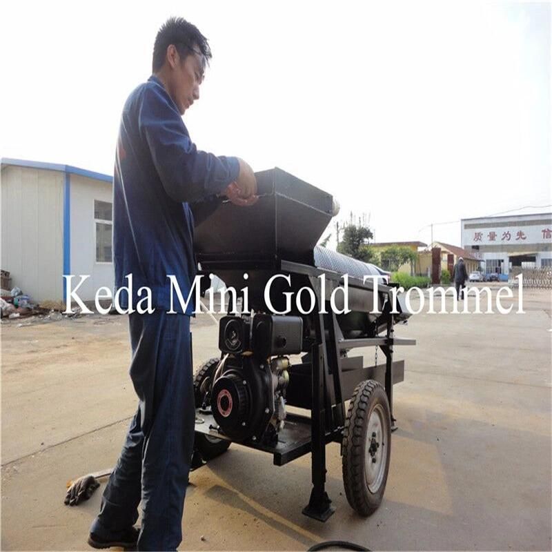 Alluvial Gold Mining Machine / Gold Separator Shaking Chute/ Gold Trommel