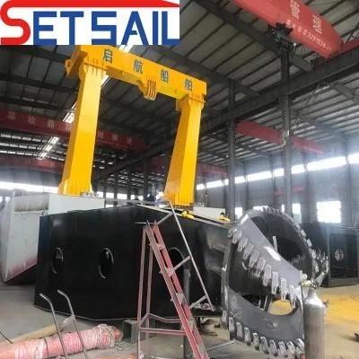 Cutter Suction Mud Dredging Machinery with Anchore Boom