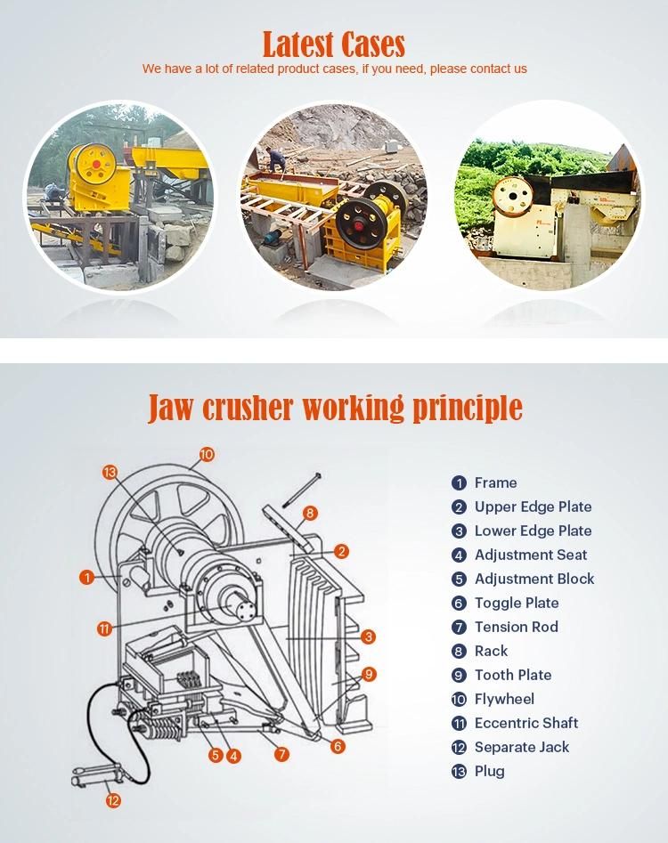 PE200X300 Mini Mobile Stone Jaw Crusher Machine