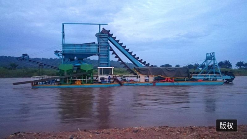 Keda Sand/Gold Chain Bucket Dredger Machine