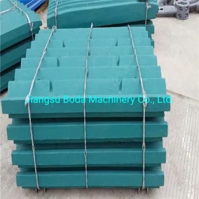 814390552700 Manganese Jaw Plate Apply to C140 Jaw Crusher Wear Part