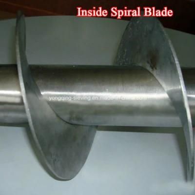 Stainless Steel Inclined Auger Conveyor Flexible Screw Conveyor