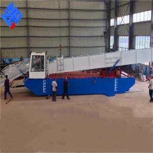 Small Dredger Weed Harvesting Algae Mowing Vessel Rubbish Cleaning Ship Boat for Sale ...
