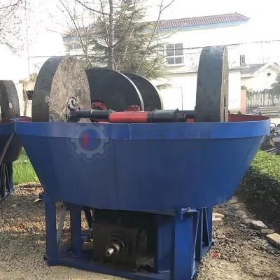 Popular in Sudan 1200A Wet Pan Mill, Gold Ore Grinding Wet Pan Mills Gold Stone Mill ...