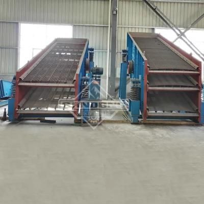 High Strengh Helix and Without Welding Linear Vibrating Screen