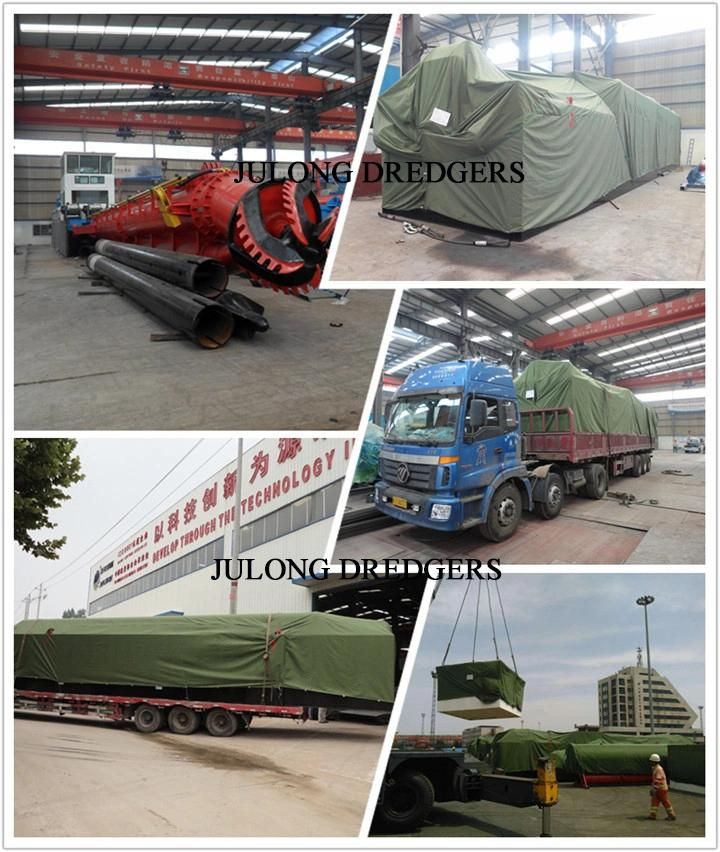 China Hydraulic Cutter Suction Dredger for Sand Dredging and Land Reclamation in River/ Lake / Port / Sea