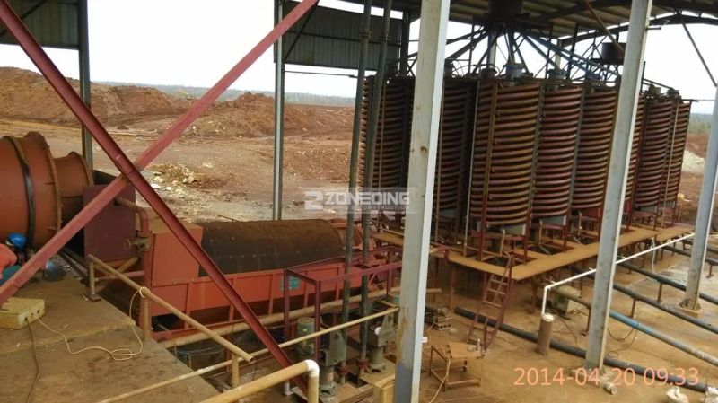 High Gold Recovery Rate Gold Ore Spiral Chute Mining Spiral Chute Machine