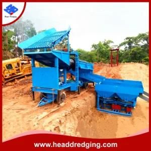 Small Sacre Gold Mining Trommel Machine for Placer Gold Panning