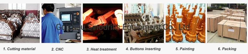 Down The Hole Mining Rock Tools DHD3.5 DTH Bits 105mm