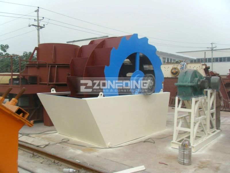 Wheel Sand Cleaning Washing Equipment Stone Plant Clay Sand Cleaning Machine in Construction Site