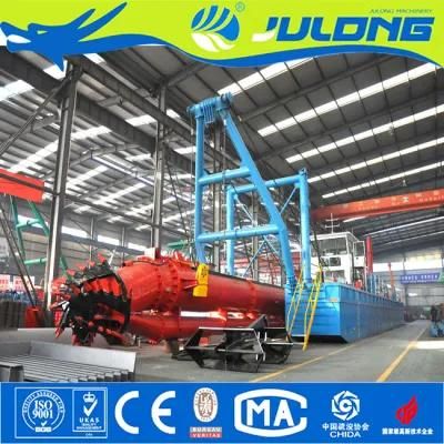 Julong Diesel Dredge Pump Dredger//River Sand Dredging Factory Shipment