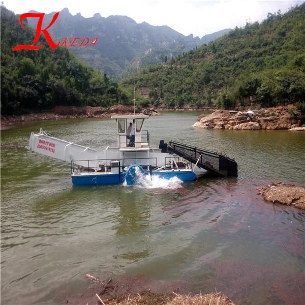 Diesel Engine Semi-Automatic for Carrying Algaemanaging Machinetrash Skimmer Boat