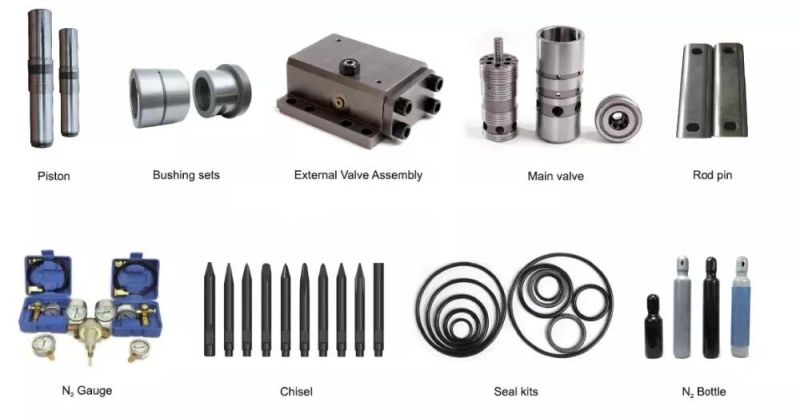 Furukawa F22 Hb20g Hb30g Excavator Hydraulic Hammer Chisel Pin Soosan Sb81 Sb100 Sb121 Rock Breaker Rod Pin