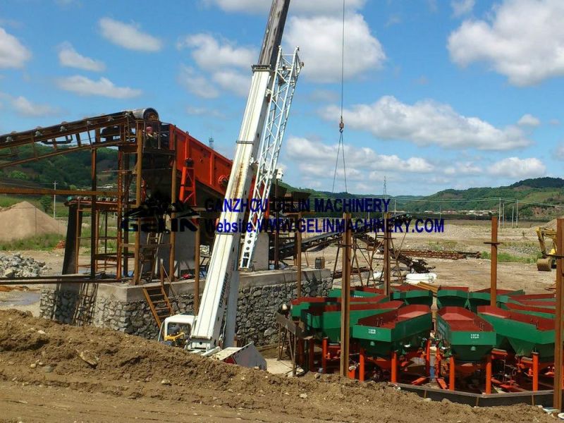 50tph Coltan Ore Mining Processing Gravity Jig Machine in Nigeria