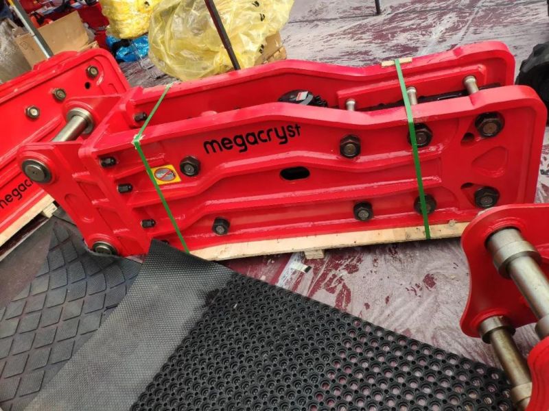 Megacryst Hydraulic Breaker Breaking Cat Komatsu Hitachi Kobelco Excavator