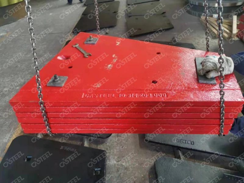 Shanbao PE900X1200 Jaw Crushers Parts Side Liner Cheek Plates