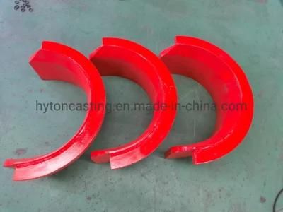 High Manganese Steel Arm Guard Liner Casting Suit Nordberg Gp500 Cone Crusher Wear Parts