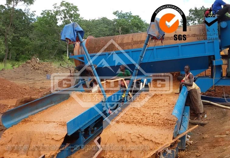 Vibrate Gold Sluice for River Gold Sand Separation