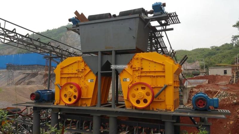Limestone Fine Impact Crusher with Alloy Hammer Plate